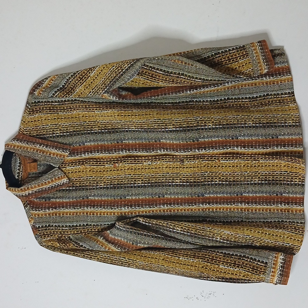 Milano Vintage Print Button Up Women's blouse |‎ Size Medium